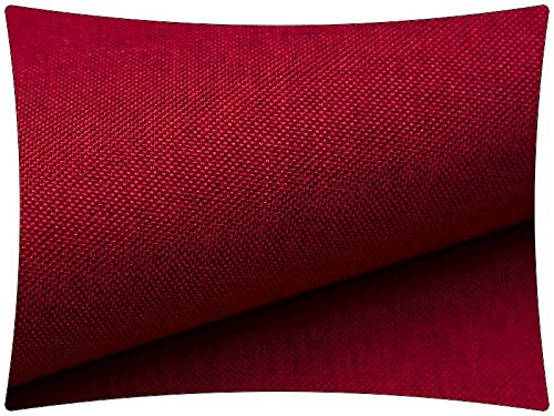 2,5 Meter Polsterstoff Lux 14 Rot (250cm x 140cm am Stück) Möbelstoff