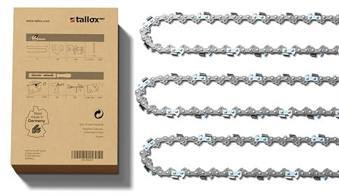 tallox Blade and 3 Saw Chains 1/4 Inch 1.1 mm 28 TG Compatible with Stihl GTA 26