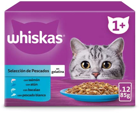 Whiskas Nassfutter für Katzen Auswahl Fisch Multipack 12 x 85 g