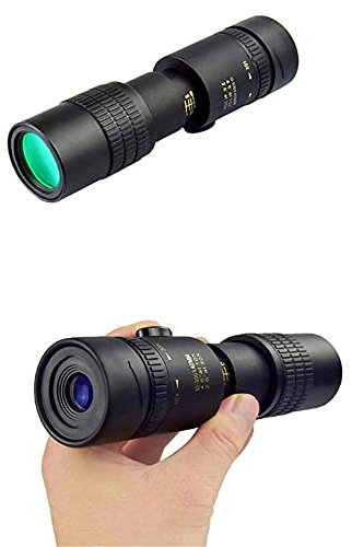 DERBUT Mit Smartphone- und Stativhalter, Monokular-Teleskop Super-Telezoom-Objektiv 4K 10 300 x 40 mm tragbar Neu, Ferngesteuerter Zoom wasserdicht für die Vogelbeobachtung, monokular h