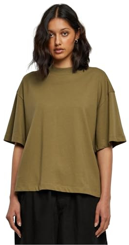 Urban Classics Damen Ladies Organic Heavy Slit Tee