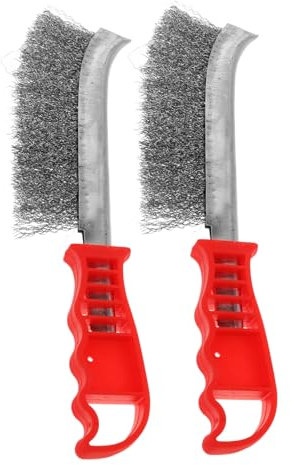 2 Pcs Brosses MéTalliques en Acier Inoxydable pour Nettoyage De Scories De Soudage Et De Rouille, Antirouille, Kit De Nettoyage Pratique