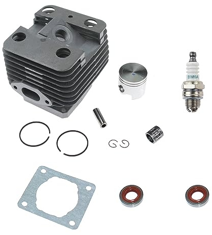 IVOOJA Zylinder-Kolben-Set, 35 mm, passend für Stihl Motorsense Erdbohrer FS120 BT120 BT121 4134 020 1213 4134 020 1218
