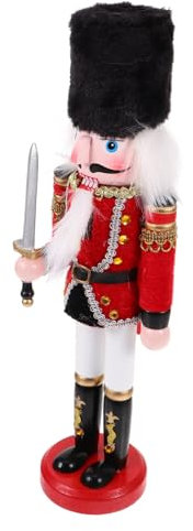 Cabilock Ornamento Realistico Di Schiaccianoci in Legno Schiaccianoci Di Natale Decorazione Natalizia Per La Casa Figure Di Schiaccianoci