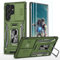 YmhxcY Coque de protection pour Samsung Galaxy S22 Ultra - 2 films de protection d'écran - Étui de protection pour appareil photo - Qualité militaire - Support en métal rotatif à 360° - Pour Samsung