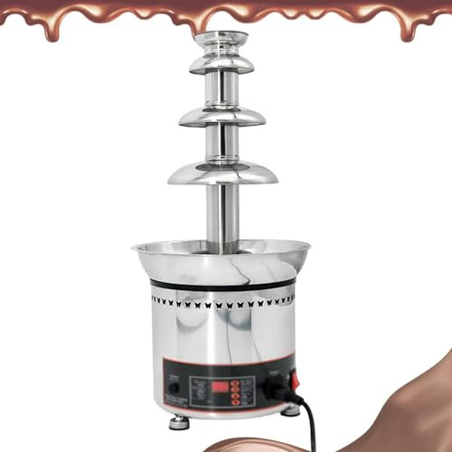Chocolate Fountain Machine, Chocolate Fountain Cover Chocolate Fondue Fountain,for Birthday Party Weddin