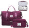 JXCTNNU Borsoni Borsone da Viaggio Donna Borsa Palestra Bagaglio a Mano Borsa da Viaggio Sportiva Tote Gym Borsa Ospedaliera Capacità Grande Impermeabile Pieghevole per Uomo e Donna (Porpora Rosso)