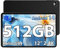DOOGEE T40 Pro 512GB ROM + 20GB RAM Tablet 12 Pollici 2.4K Display, Tablet Android 14 10800mAh Helio G99 Quattro Altoparlanti 4G LTE/2.4GHz/5GHz WiFi 16MP+ 8MP, Nero