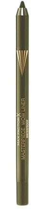 Max Factor Masterpiece Wow Liner, wasserfester, veganer Eyeliner mit 24 Stunden Halt und hochkonzentrierten Wow-Pigmenten, Fb. 625 Green Shimmer