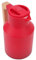 Akozon 1L European Beech Wood Handle Insulated Coffee Pot, Stylish Thermal Water Bottle, for Hot Beverages, Home and Outdoor Use (Red)