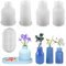 5 Stück Vase Silikonform, 4 Vase + 1 Paletten, DIY Vases Resin Formen, Vase Silicone Mould für Handwerk Heimdekoration