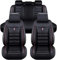 Auto Leder Sitzbezüge Sets für BMW X1 X3 X4 X5 X6 1/3/4/5/6/7 F25 F10 E83 E84 E70 E87 E90 E92 320I F11 F20 F15 F16 F30, Autositzbezüge Sets rutschfest Wasserdicht Atmungsaktiv Bequem Seat Schonbezüge