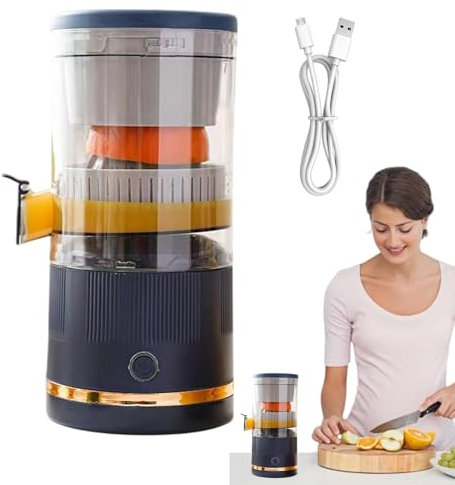 Spremiagrumi automatico, Spremiagrumi elettrico, Frullatore portatile di succo, Macchina spremiagrumi per frutta, 7.4V spremiagrumi, Estrattore di succo d'arancia, Frullatore di succo ricaricabile,