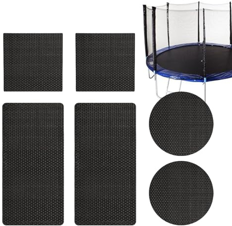 Yonuaret Trampolin Reparaturset Flicken Selbstklebend Stoff, Trampolin Flicken Reparaturset,3 Arten Von Flicken, Selbstklebend, Trampolin Patch Wasserdichte Reparatur Patches Trampolin Zum Reparieren