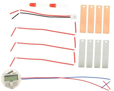 HOMSFOU Selbstgemacht Obstbatterie Experiment Kit mit Kartoffeluhr Wissenschaftsspielzeug für Schüler Pädagogisches Experimentierset für Schule und Zuhause