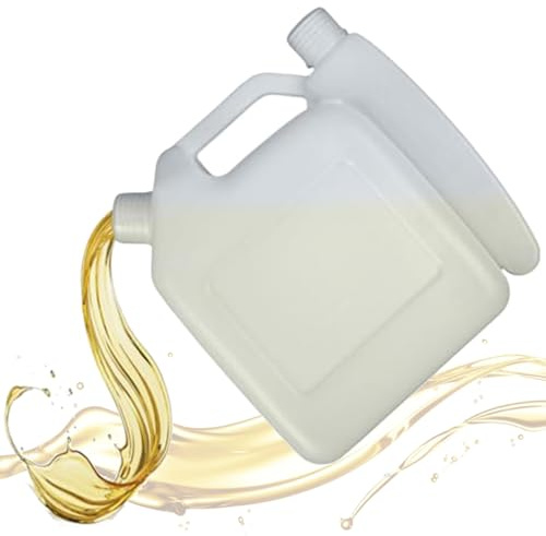 Fuel Mixing Bottle, 2L Large Capacity Plastic Chainsaw Gas Can with Clear Markings for Strimmer Cutter Trimmer