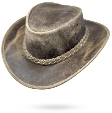 Lederhut Western Cowboy – Outdoor Hut Reiten, Wandern & Abenteuer Joey