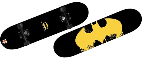 Mondo Toys Batman Skateboard aus Holz 9 Schichten und Rollen aus PVC für Kinder - 28824