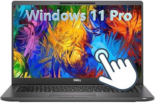 Dell Latitude 7400 à écran Tactile Ordinateur Portable, 14 Pouces FHD (1920 x 1080), Intel Core i5-8365U, 8 Go de RAM, SSD de 256 Go, Clavier QWERTY américain, Windows 11 Pro (reconditionné)