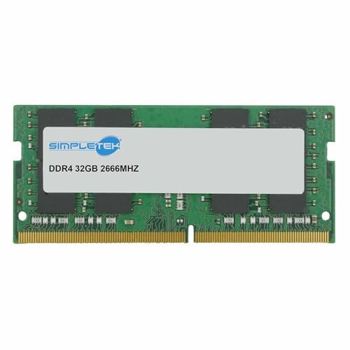 SIMPLETEK - RAM 32GB SO-DIMM DDR4 2666MHz 260 Pin 1.2V | Non-ECC | Modulo Banco Memoria per notebook (Ricondizionato)