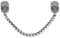 Thomas Sabo Unisex Sicherheitskette Karma Beads 925 Sterling Silber KS0003-585-12