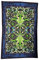 Schabanag Wandbehang - Tagesdecke, Batik Tuch, Goa 140cm x 210cm, Big-Leaf