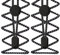 YOCZOX Elastic Laces, No Tie Shoelaces with Reflective Threads for marathon & triathlon runners, trainers, kids, Disabled, the Elderly etc., 120cm, Black