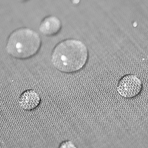 amp-artshop Gartentischdecke Lotus Effekt Eckig 110x160 cm Hellgrau BZW. Hellgrau - Farbe, Form & Größe wählbar mit Fleckschutz - (LE_E110x160HGrau)