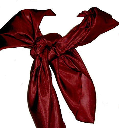 HH-NN-1968 Seidentuch (Pongé 05, handrolliert), ca. 90x90cm - weinrot Bordeaux