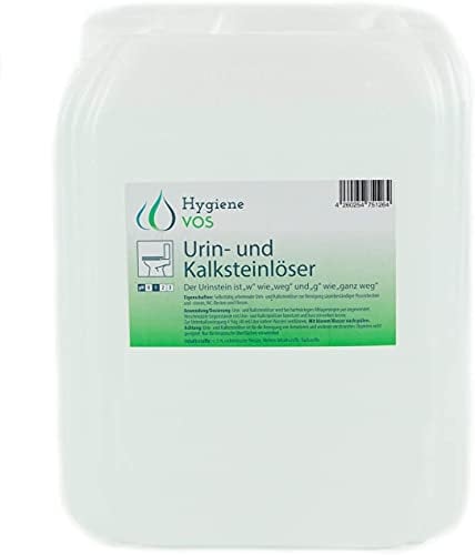 Hygiene VOS Urinsteinlöser und Kalksteinlöser 10 Liter Kanister zur Reinigung von Toiletten Pissoirbecken und keramischen Oberflächen