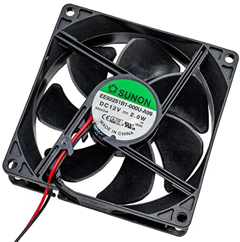 Ventilador de 2 W, 92 x 92 x 25 mm, 87,4 m³/h 34 dBA; Sunon EE92251B1-A99