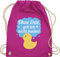 Shirtracer Turnbeutel Rucksack - Statement Sprüche Kinder - Ohne Ente geh ich nicht baden I Quietscheente lustig Geschenk Bade Fans I Quietsche Ente I Badeente I Bade Ente - Unisize - Fuchsia