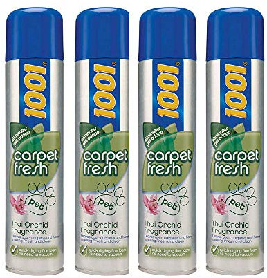 4X 1001 Carpet Fresh Bundle Pet Thai Orchid 300ml