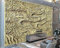 Carta da parati personalizzata Rilievo scolpito in pietra Drago arenaria Tv Sfondo Muro Soggiorno Camera da letto Sfondo 3D Wallpaper-150 * 105Cm
