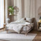 Cache-sommier 140x190 Taupe – 100% Coton Jersey Extensible – Doux, Résistant, Facile à Installer – Oeko-TEX – pour sommier de 15 à 30 cm