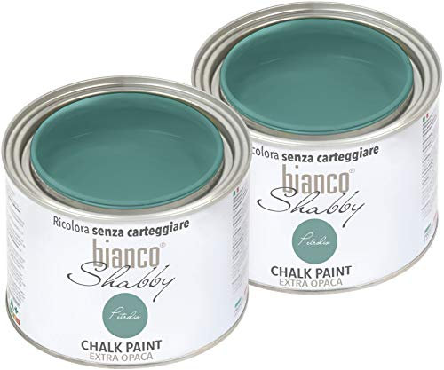 Chalk Paint Ölfarbe Shabby Chic Vintage für Möbel und Wände EXTRA matt (2 x 500 ml)