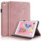 Succtop Coque iPad 6a Generation 2018 Etui Coque iPad 2017 5a Generation Housse en Cuir PU Portefeuille Fente pour Carte Flip Stand Coque pour iPad 9.7 Pouce 2017/2018,iPad Air/Air 2 Or Rose