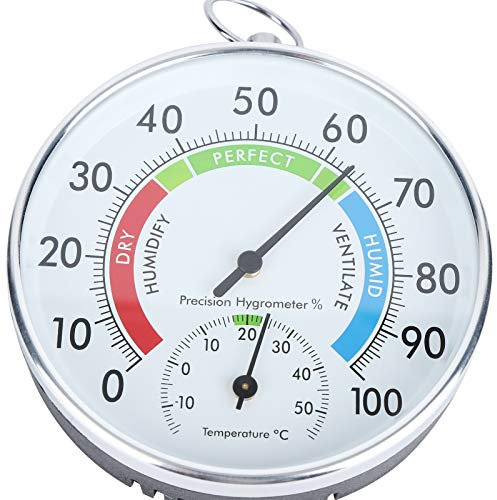 Hygromètre analogique thermomètre intérieur maison bureau serre murale jauge de moniteur d'humidité