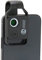 Microscopio per Telefono 200X, Microscopio Tascabile Mini con Luce LED/Clip Universale, Attacchi per Fotocamera Microscopio HD Digitale Zoom per Telefoni iOS/Android(Nero)