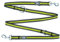 DDOXX Reflektierende Leine für Hunde, mit Air-Mesh - 2m, 3-Fach verstellbar, bissfest - Hundeführleine für alle Hundegrößen - M (Gelb) - 2 x 200 cm