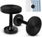 Curtain Holdbacks, A Pair Black Metal Curtain Tie Backs Hooks Decorative Medallion Wall Mounted Curtain Hold Back Modern Vintage Drapery Tiebacks Tassel Holder