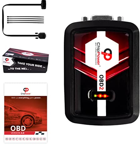 ChipPower Chiptuning OBD v4 geeignet für Fiat Doblo II 152/263 1.4 /TJet/Flex - kW Tuningbox Benzin Plug&Drive Chip Tuning Box Leistungssteigerung und weniger Verbrauch