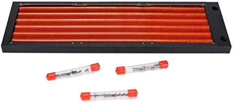 Bewinner DIY Liquid Cooling System, 120mm/240mm/360mm CPU Liquid Cooler High Durability Multiple Pipes Stable Performance Water Cooling Radiator for Computer(360mm)
