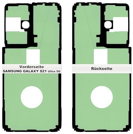 IS-TECK Battery Cover Adhesive Compatible with Samsung Galaxy S21 Ultra 5G G998 Adhesive Tape Seal Strip Film Back Cover