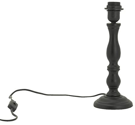 AUBRY GASPARD Pied de lampe en bois sculpté Bois noir