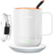 VSITOO Tasse à café S3 PRO à contrôle de température intelligent, 14 Oz, Chauffe-café auto-chauffant avec contrôle manuel et APP, rechargeable et alimenté par batterie, lumière LED (Blanc)