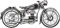 Generisch Wanddekoration aus Metall l Motorrad,Leuchtturm,Anker Motiv l Wohnzimmer Schlafzimmer Außen Dekoration l Metal Wall Art (Motorrad)
