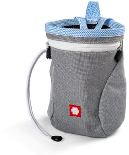 Ocun Dusty Eco + Belt Blau-Grau - Leichter robuster Chalkbag, Größe One Size - Farbe Grey - Blue