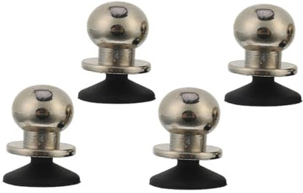 Mikinona 2paare Joystick-controller-tasten Für Handy Und Tablet Aus Hochwertigem Silikon Und Kupfer Passend Einfach Anzubringen Und Abzunehmen Mit Silikon-saugnapf Für