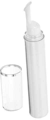 FOMIYES Refillable Cream Bottle 15ml Eye Serum Empty Bottle Airless Pump Jar for Skincare Containers